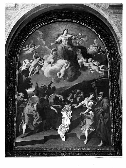 assunzione della Madonna (dipinto) di Coppola Giovanni Andrea (sec. XVII)