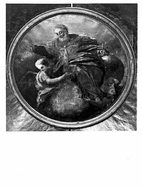 Dio Padre (dipinto) di Malinconico Nicola (bottega) (sec. XVIII)