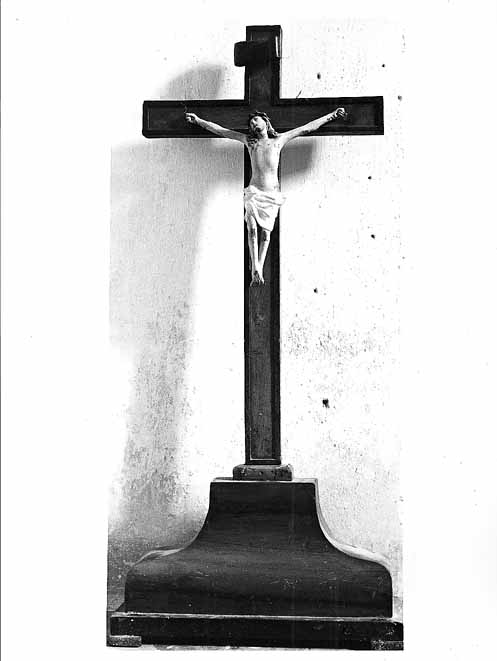 Cristo crocifisso (croce d'altare) - manifattura salentina (sec. XIX)