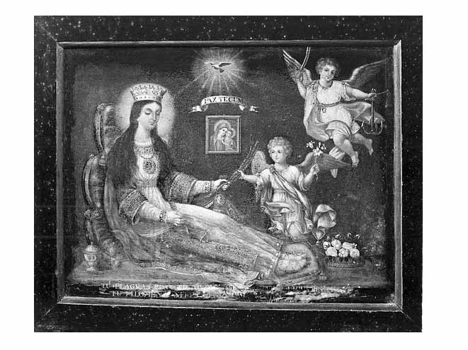 Santa Filomena (dipinto) - manifattura salentina (sec. XIX)