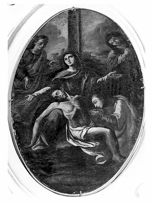 deposizione (dipinto) di Riccio Liborio (bottega) (sec. XVIII)