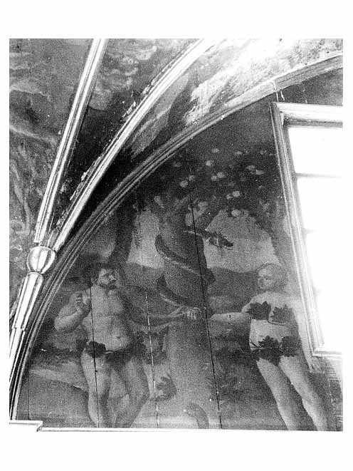 tentazione e caduta di Adamo e Eva (dipinto) - ambito salentino (seconda metà sec. XVIII)