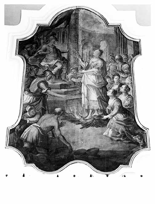 Santa Cristina davanti al padre (dipinto) - ambito leccese (seconda metà sec. XVIII)
