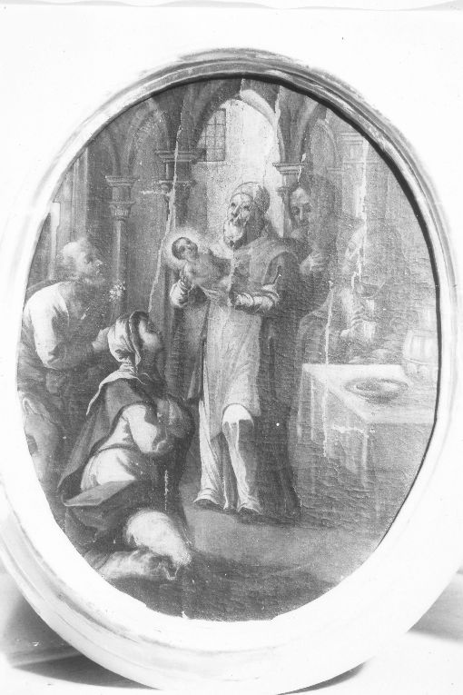 presentazione di Gesù al tempio (dipinto) - ambito Italia meridionale (fine sec. XVIII)