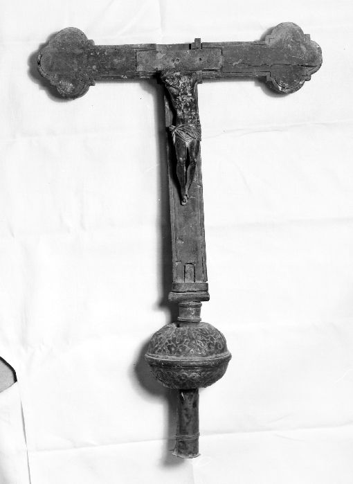 croce processionale - manifattura Italia meridionale (sec. XVIII)