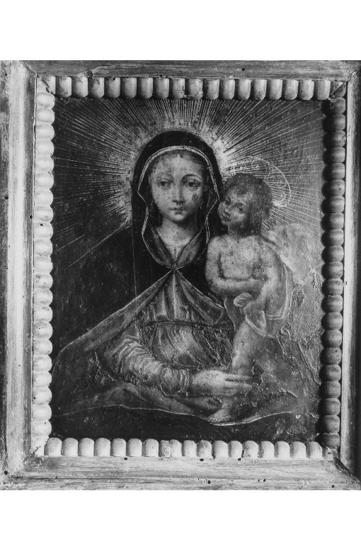 Madonna con Bambino (dipinto) - ambito Italia meridionale (sec. XVI)