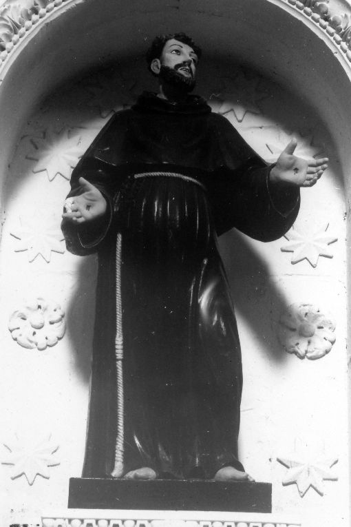 San Francesco d'Assisi (statua) - ambito Italia meridionale (sec. XVIII)