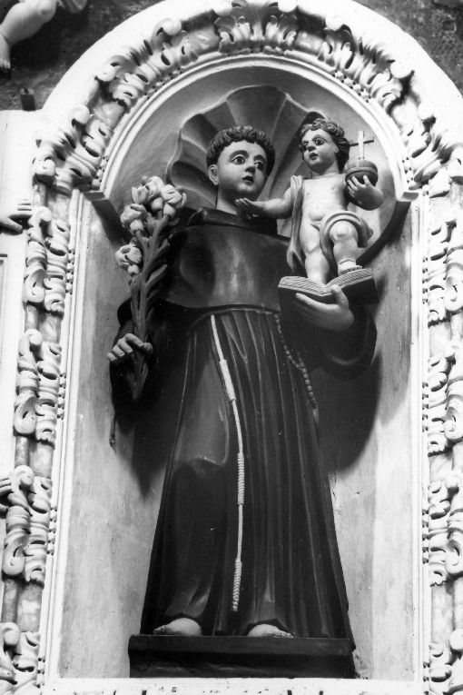 Sant'Antonio da Padova (statua) - ambito Italia meridionale (sec. XVIII)
