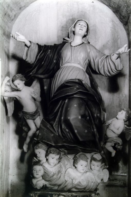 Madonna Assunta con angeli (statua) - ambito salentino (sec. XVII)