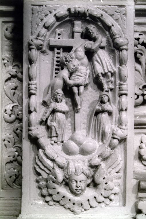 deposizione di Cristo dalla croce (rilievo) - ambito Italia meridionale (sec. XVIII)