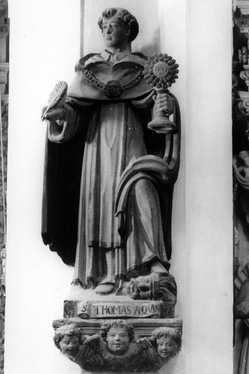 San Tommaso d'Aquino (statua) - ambito salentino (seconda metà sec. XVII)