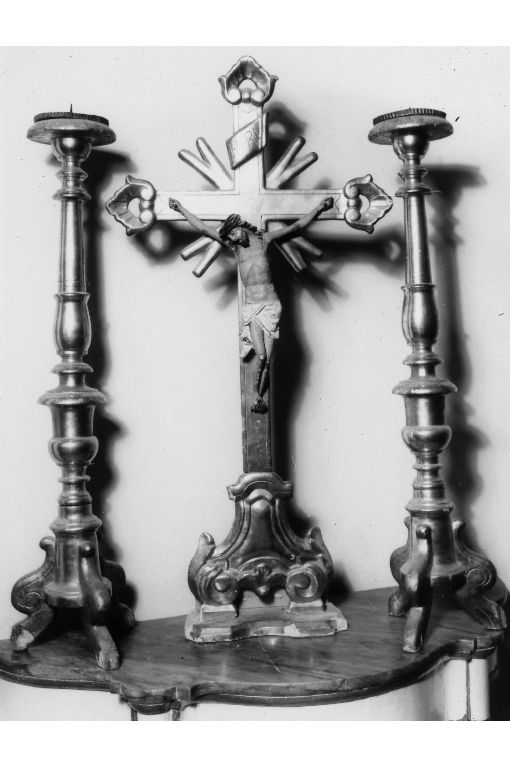 croce d'altare - manifattura salentina (secc. XVIII/ XIX)