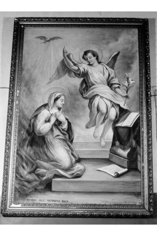 Annunciazione (dipinto, opera isolata) di Colonna Nicola (sec. XX)