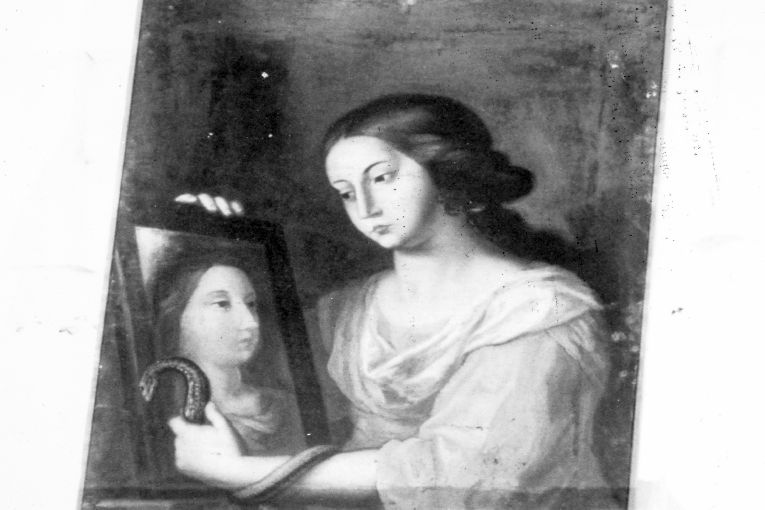 Allegoria della Temperanza (dipinto, opera isolata) di Rosa Carlo (bottega) (sec. XVII)