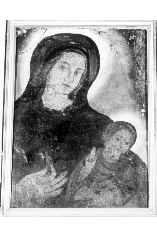 Madonna della Croce, Madonna con Bambino (dipinto) - ambito pugliese (sec. XVI)
