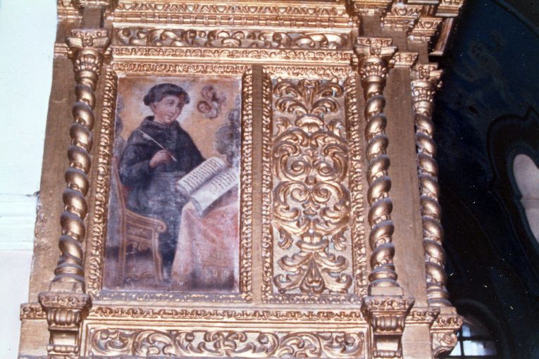 monaco amanuense (dipinto) - ambito pugliese (sec. XVIII)