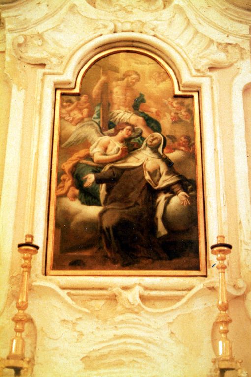 estasi di Santa Teresa d'Avila (dipinto) - ambito pugliese (metà sec. XVIII)