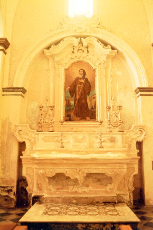 altare - ambito pugliese (metà sec. XVIII)