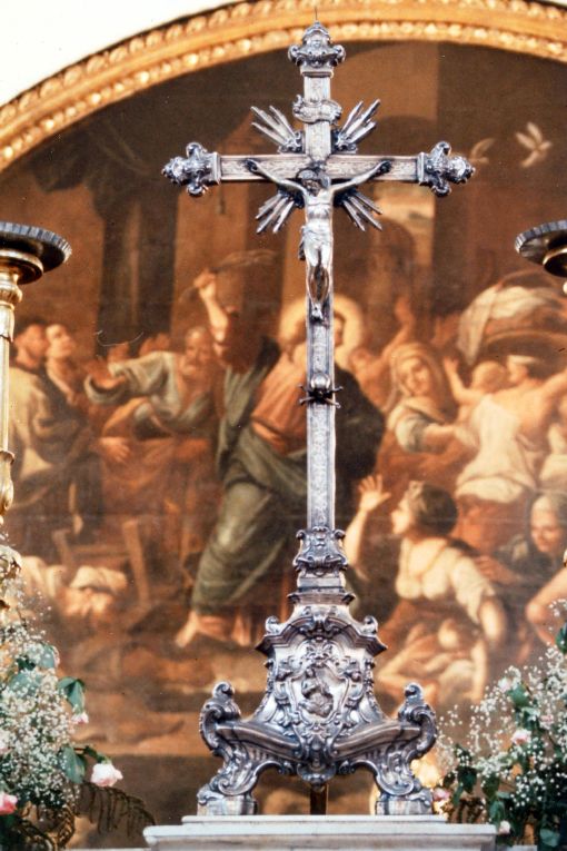 croce d'altare di De Blasio Andrea, De Blasio Baldassarre (sec. XVIII)