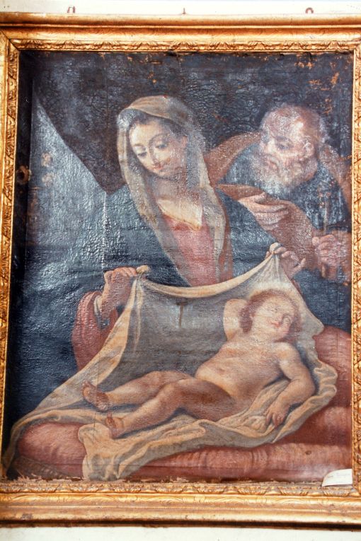 Sacra Famiglia (dipinto) - ambito Italia meridionale (sec. XVII)