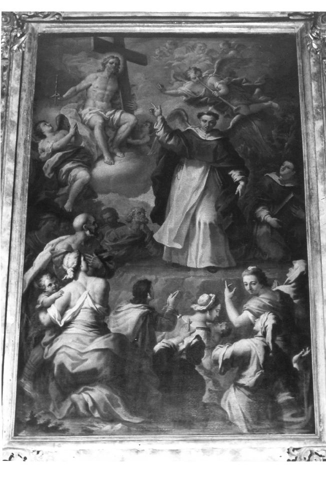 San Vincenzo Ferrer predica (dipinto) di De Filippis (sec. XVIII)
