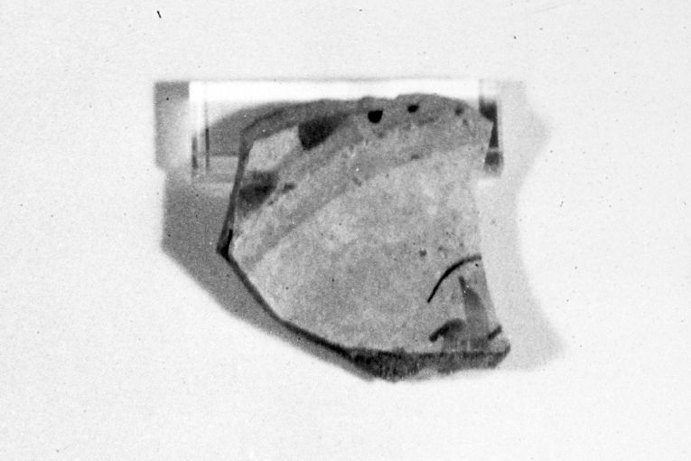 piatto, frammento - produzione apulo-lucana (sec. XIII)