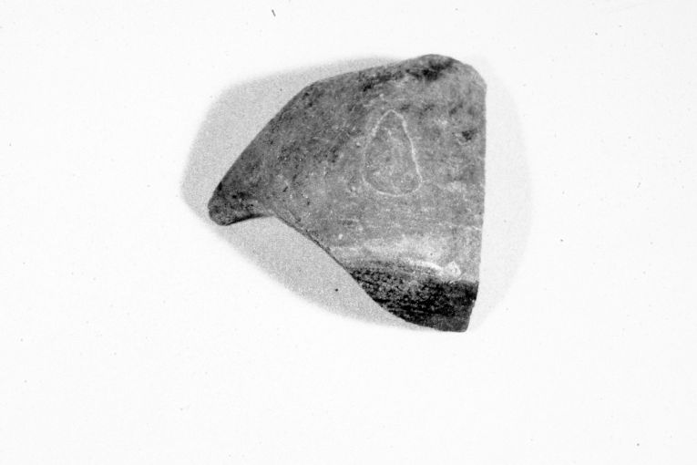 brocca, frammento - produzione apulo-lucana (fine sec. XIII)
