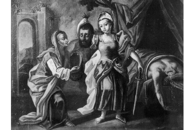 Giuditta e Oloferne (dipinto, opera isolata) - ambito napoletano (prima metà sec. XVIII)