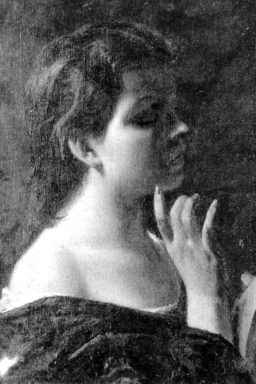 donna che legge (dipinto, opera isolata) - ambito Italia meridionale (primo quarto sec. XX)