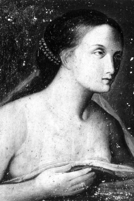 figura femminile con diadema (dipinto, opera isolata) - ambito Italia settentrionale (?) (inizio sec. XVI)