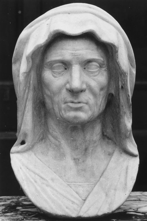 busto di anziana (busto) - ambito bolognese (?) (sec. XVII)