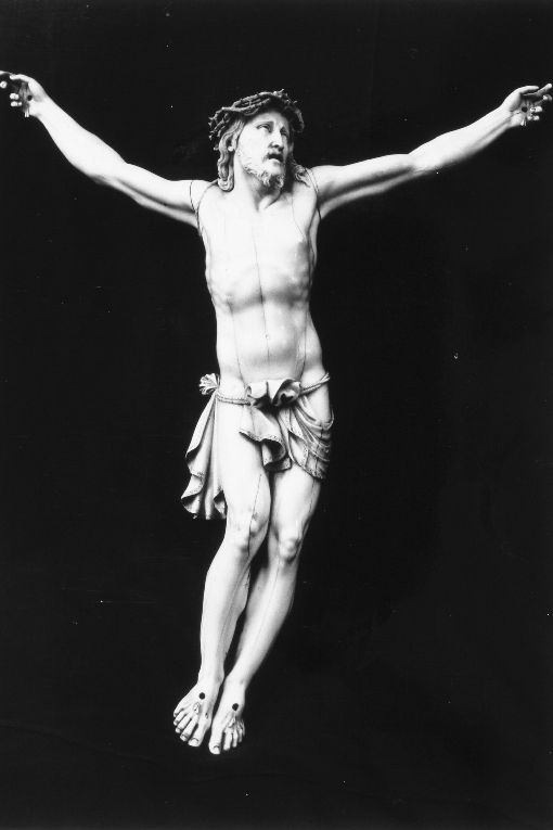 Cristo crocifisso (crocifisso) - ambito romano (?) (sec. XIX)