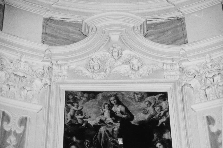 Madonna delle Grazie e Santi, Madonna con Bambino e santi (dipinto) di Santafede Fabrizio (sec. XVII)