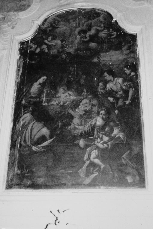 Adorazione dei pastori (dipinto) di Calò Giambattista (sec. XVIII)