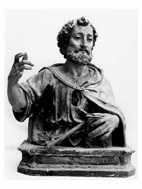 San Pietro apostolo (reliquiario - a busto) - ambito pugliese (sec. XVII)