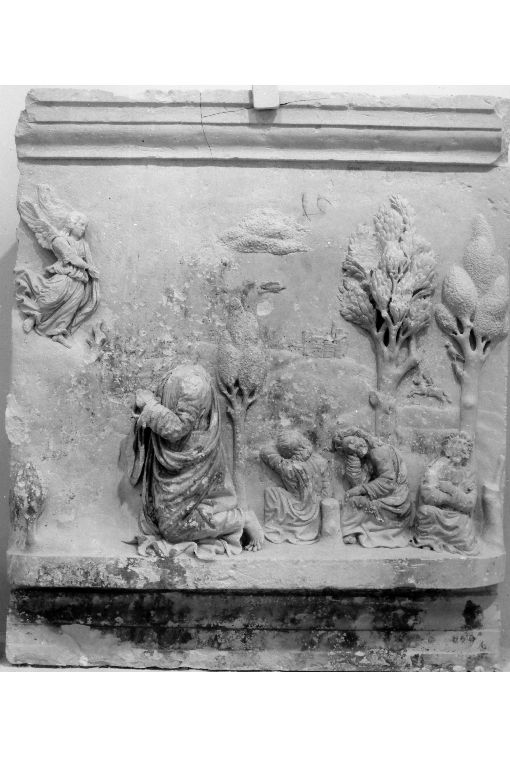 orazione di Cristo nell'orto di Getsemani (rilievo) - ambito veneto (?) (sec. XV)