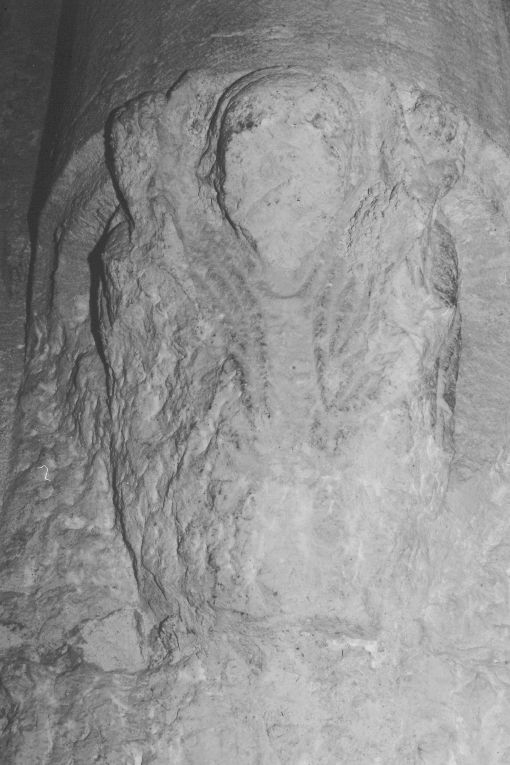 Figura umana del tipo Atlante (telamone) - ambito pugliese (prima metà sec. XIII)