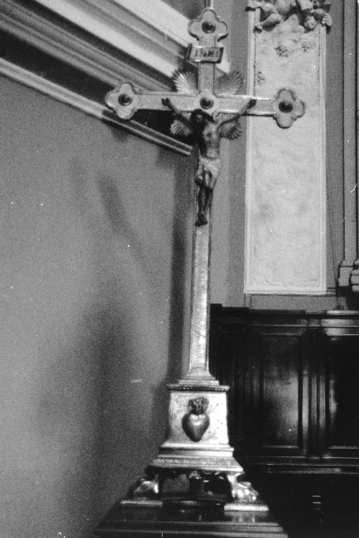 croce d'altare - ambito pugliese (seconda metà sec. XIX)