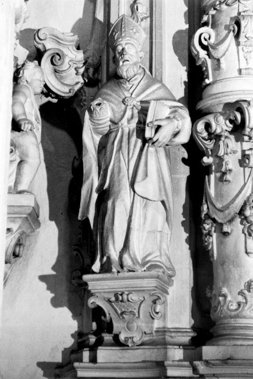 vescovo (statua) - produzione salentina (seconda metà sec. XVIII)