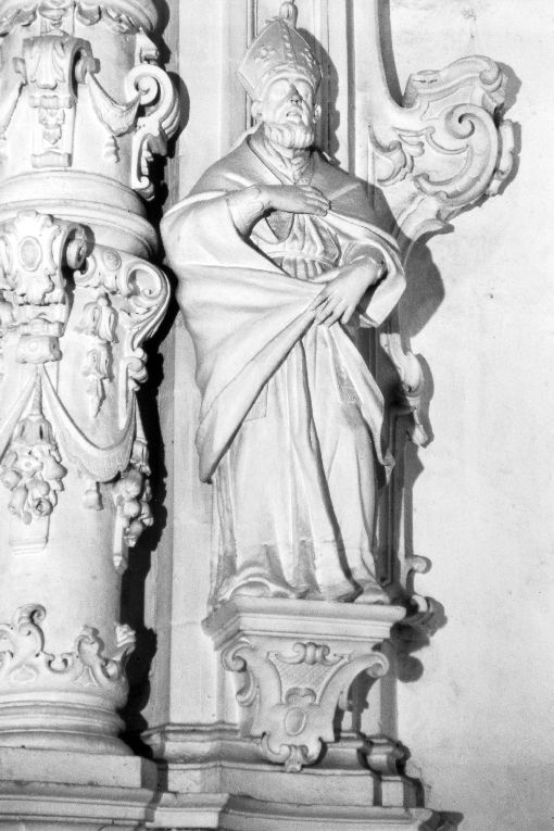 vescovo (statua) - produzione salentina (seconda metà sec. XVIII)