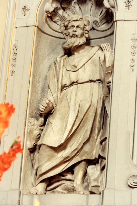 San Luca (statua) di Gimma Giuseppe, Tabacco Carlo Andrea, Tabacco Domenico, Tabacco Giuseppe (sec. XVIII)