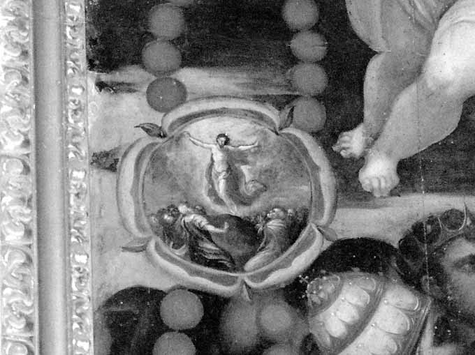 Trasfigurazione di Cristo con Profeti e Apostoli (dipinto) di Damaskinos Michele (attribuito) (sec. XVI)