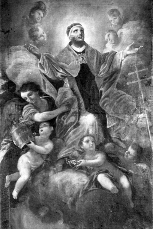gloria di San Pietro celestino (dipinto) - ambito Italia meridionale (prima metà sec. XVIII)