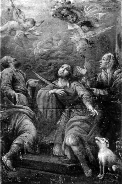 San Vito martire, san Modesto, santa Crescenzia (dipinto) - ambito Italia meridionale (prima metà sec. XVIII)