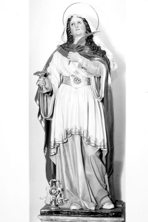 Santa Lucia martire (statua) - ambito salentino (fine/inizio secc. XIX/ XX)