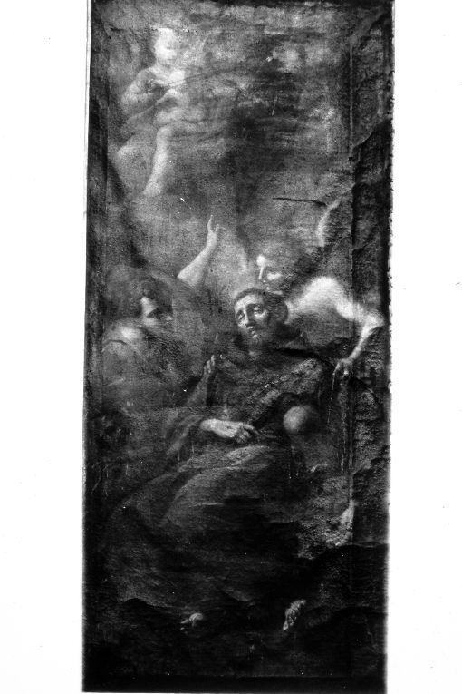 Estasi di san Francesco d'Assisi (dipinto) - ambito francescano (sec. XVII)