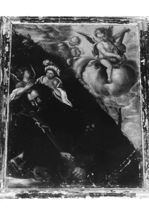 Estasi di san Francesco d'Assisi (dipinto) - ambito francescano (sec. XVIII)