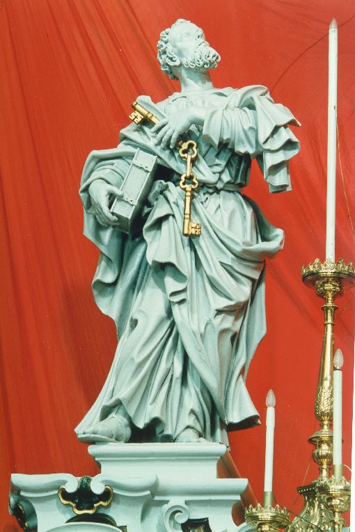 San Pietro Apostolo (statua) di Orfano Emanuele (sec. XVIII)