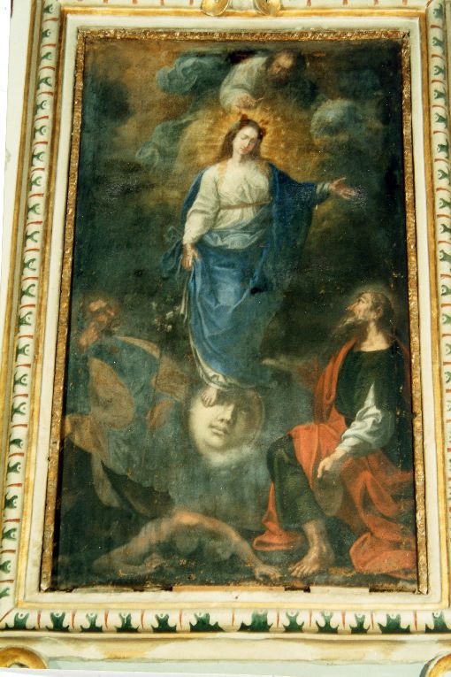 Madonna Immacolata e Santi (dipinto) - ambito veneto (prima metà sec. XVII)