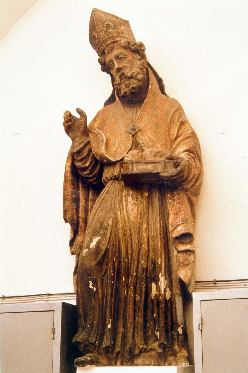 San Nicola di Bari (statua) - ambito salentino (seconda metà sec. XVII)